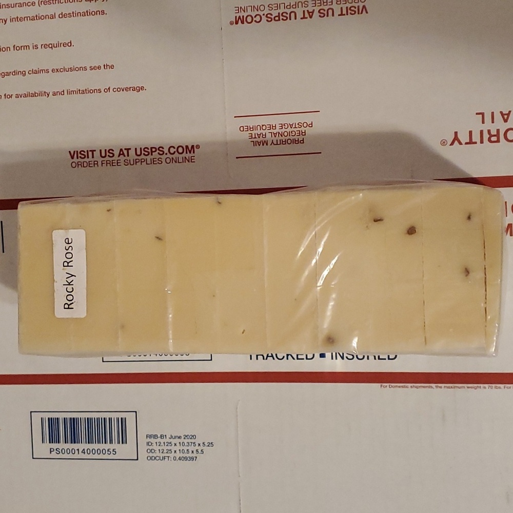 1 Shea Soap 9 x natural shea soap bars - ROCKY ROSE scent ~ 3.5lb